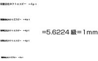 印刷に耐えうる文字フォントの大きさは？